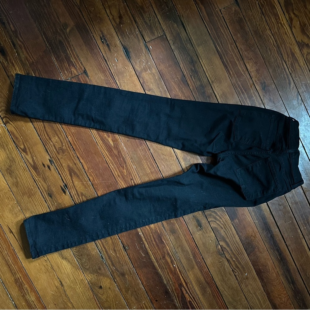 Sz 25 Imogene + Willie Elizabeth Super High Skinny Jeans Black - Picture 4 of 4